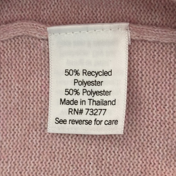 Croft & Barrow L pink Heather cardigan - Picture 3 of 5